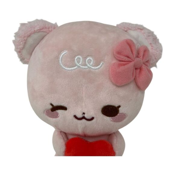 Sugar Cubs Pink Latte Heart Mini Plush 7” Sugar Cubs Round 1 Minto NWT - Picture 2 of 14